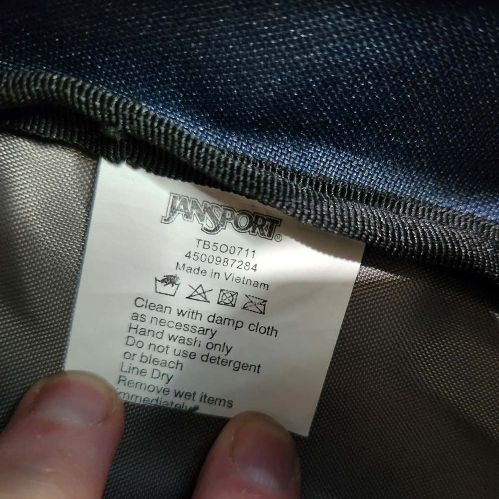 Jansport Navy Blue Small Mini Sporty Youth Kids Backpack - Picture 12 of 12